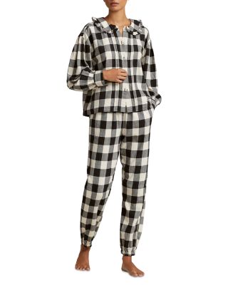 Polo Ralph Lauren - Cotton Flannel Ruffle Top Sleep Set