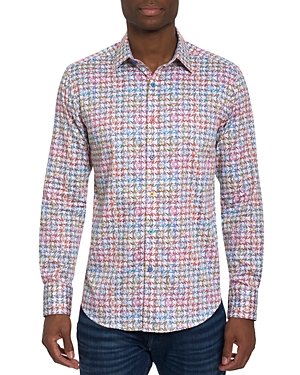 Shop Robert Graham Seven Hills Classic Fit Long Sleeve Button Front Shirt In Multi