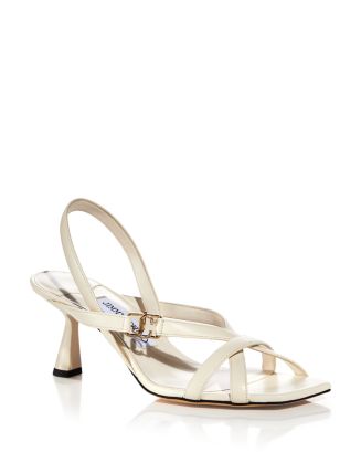 Jimmy Choo Women's Jess 65 Strappy Mid Heel Sandals