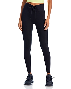 Shop Year Of Ours Ribbed Football Leggings In Black
