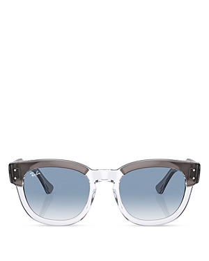 Ray Ban Ray-ban Mega Hawkeye Square Sunglasses, 53mm In Gray/blue Gradient