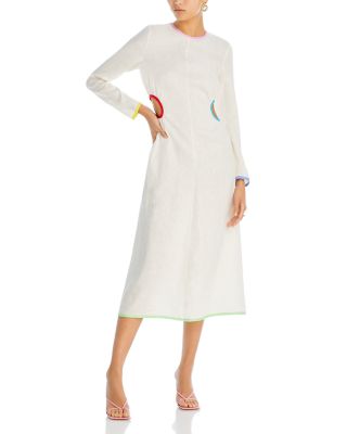 RHODE - Thierry Linen Midi Dress
