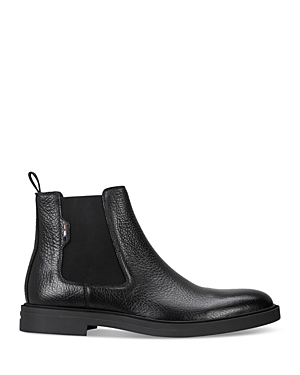 Shop Hugo Boss Men's Calev Pull On Chelsea Boots In Black