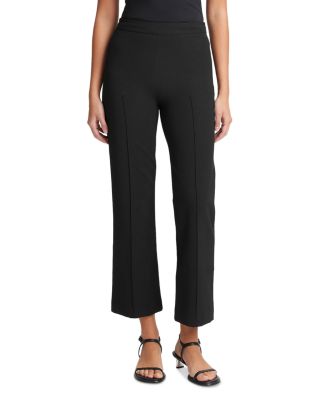 Vince - Mid Rise Pintuck Crop Pants