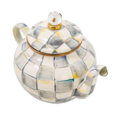 Sterling Check 4 Cup Teapot