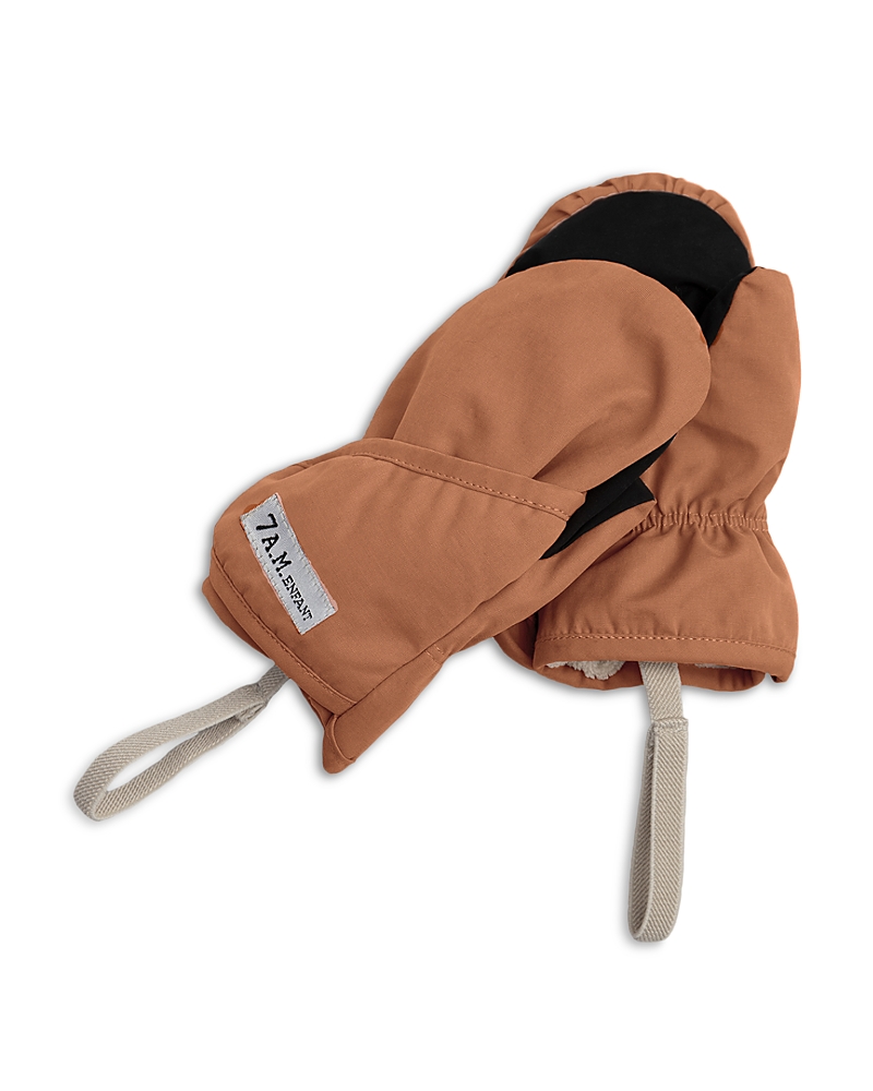 7am Enfant Unisex Mittens Benji - Baby, Toddler In Brown