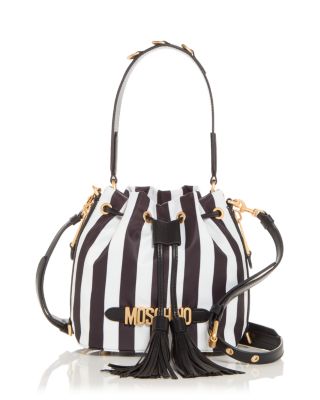 Moschino Striped Bucket Bag Crossbody | Bloomingdale's Handbags
