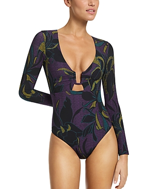Jets Cut Out Surfsuit In Amethyst