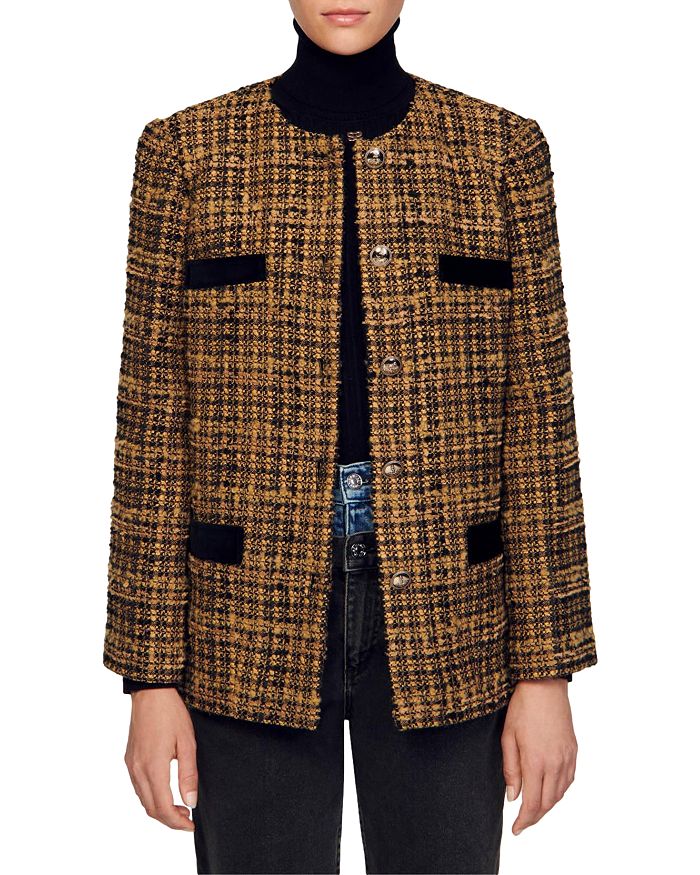 Sandro sales velvet jacket