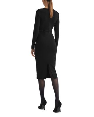 REISS Sage Ladder Trim Knit Dress | Bloomingdale's Women