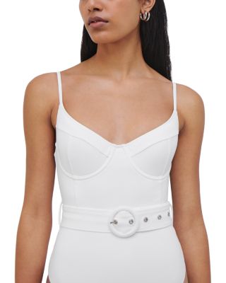 Noa Belted Bustier One Piece Swimsuit
