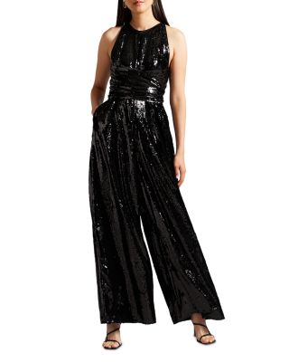 Ted Baker Vivalee Sequined Wide Leg Jumpsuit | Bloomingdale's Women