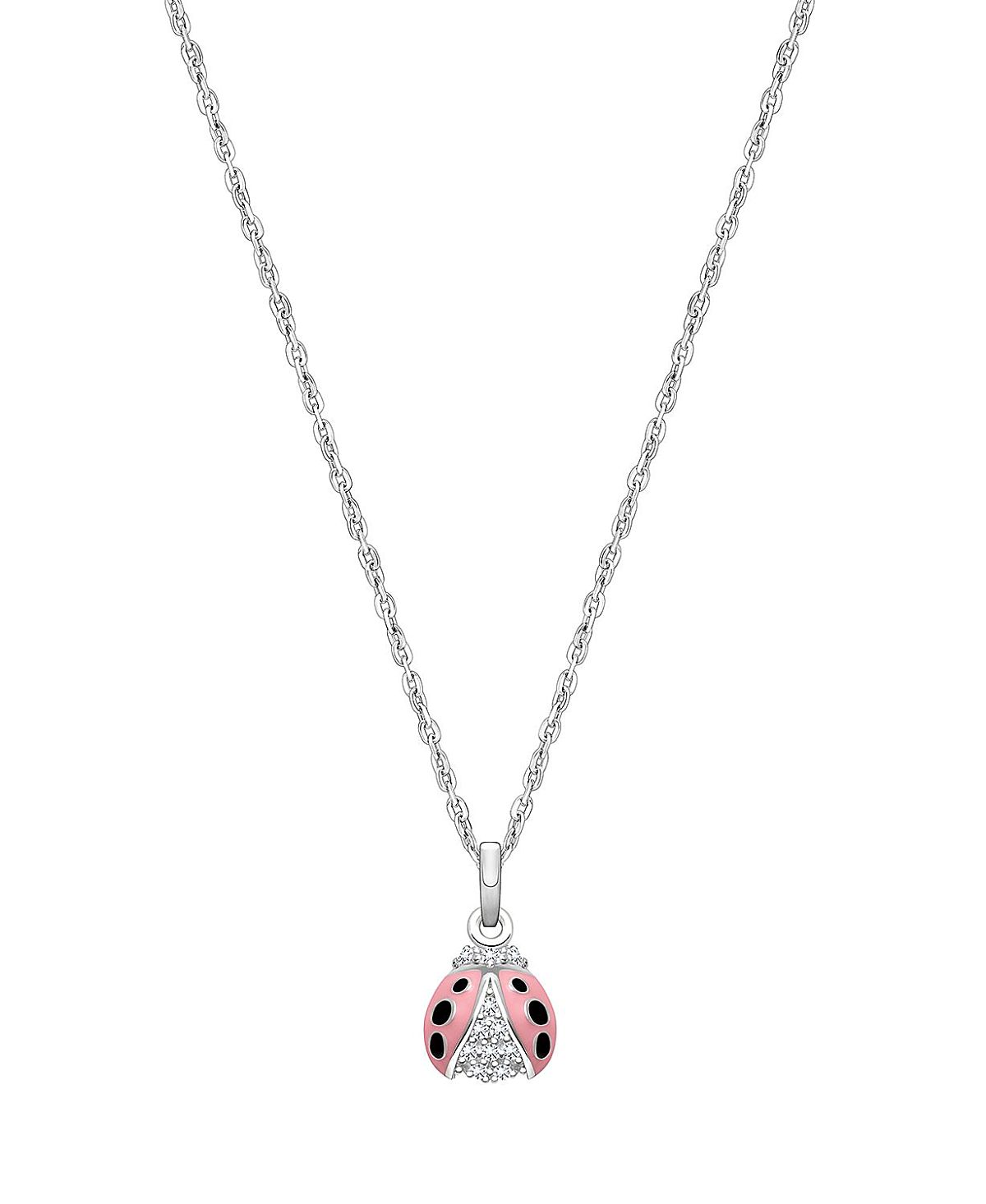 Tiny Blessings Girls' Sterling Silver Love Bug 13-14 Necklace - Children