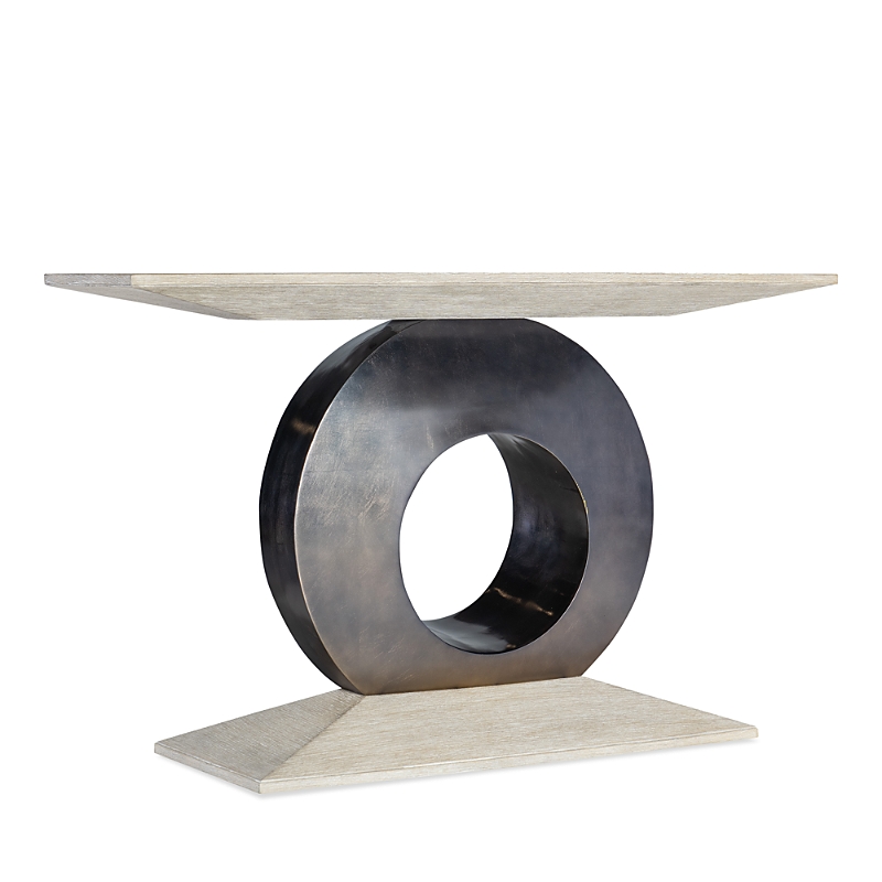Hooker Furniture Modern Mood Console Table In Gray/black