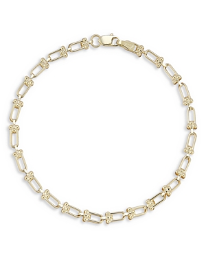 Bloomingdale's 14K Yellow Gold Stirrup Chain Bracelet - 100% Exclusive