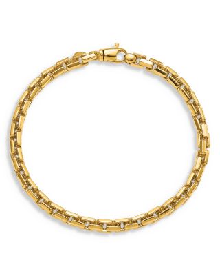Bloomingdale's Fine Collection - Men's 14K Yellow Gold Polished Chain Bracelet