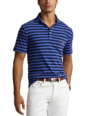 POLO RALPH LAUREN STANDARD FIT EMBROIDERED LISLE POLO SHIRT