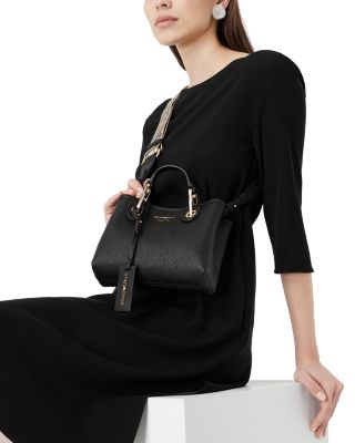 Emporio Armani MyEA Mini Black Shopper Tote Bag | Bloomingdale's