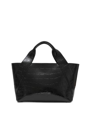 Anine Bing - Maya Oversized Embossed Leather Tote
