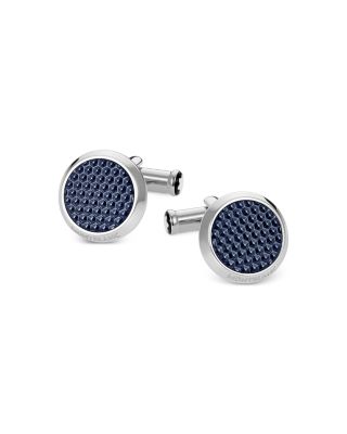 Lacquer Inlay Round Cufflinks