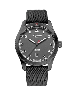Shop Alpina Startimer Pilot Automatic Watch, 41mm In Black