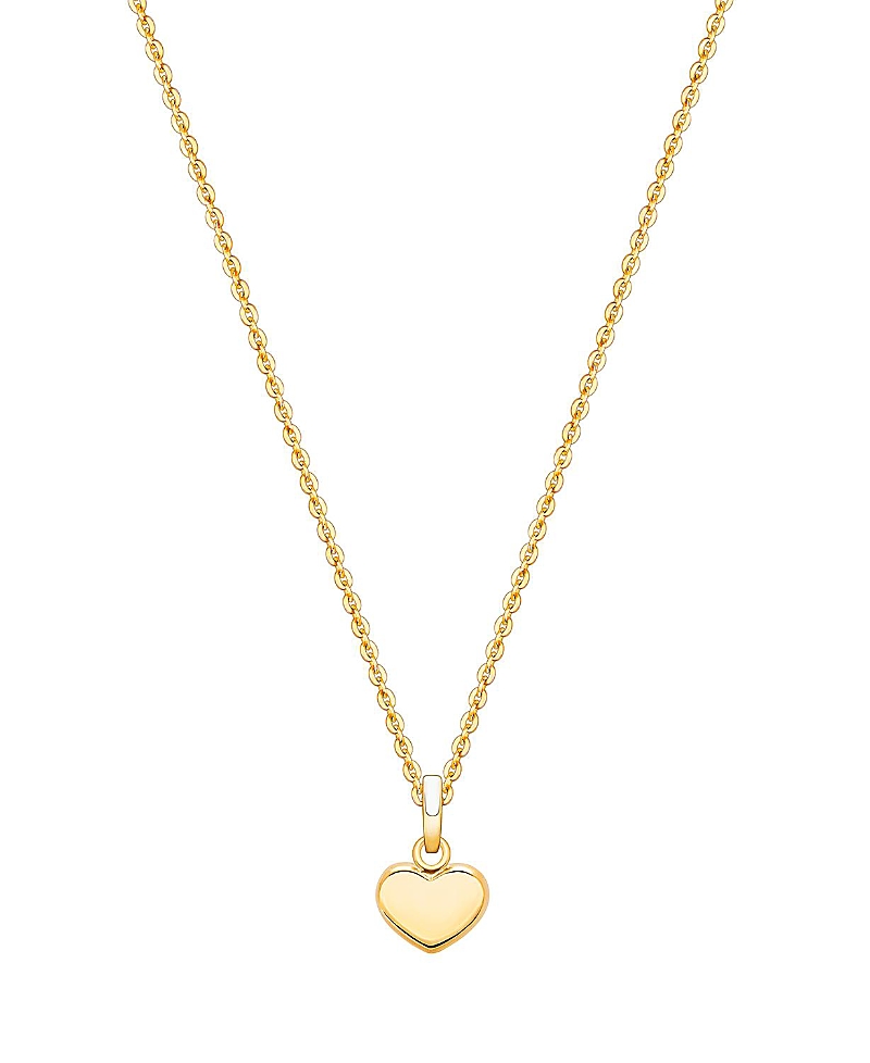 Tiny Blessings Girls' 14K Gold Modern Heart 13-14 Necklace - Children