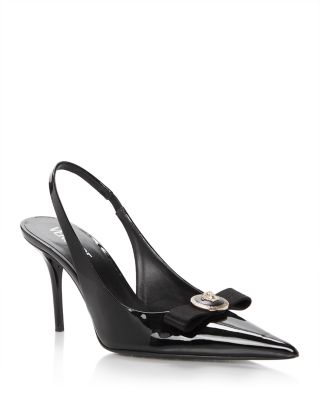 Versace - Women's Pointed Toe Slingback Pumps