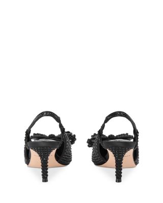 Women&#39;s Belgravia Bow Crystal Slip On Slingback Pumps