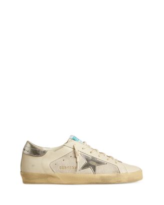 Golden Goose Superstar Sneaker White Leather/Pink/Gray Star   Superstar Mixed Leather Sneakers Women\'s Size 8 main image 1