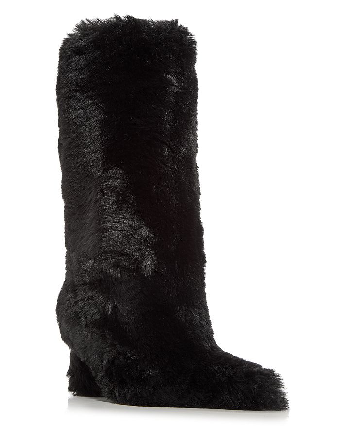 Jeffrey campbell fur boots discount