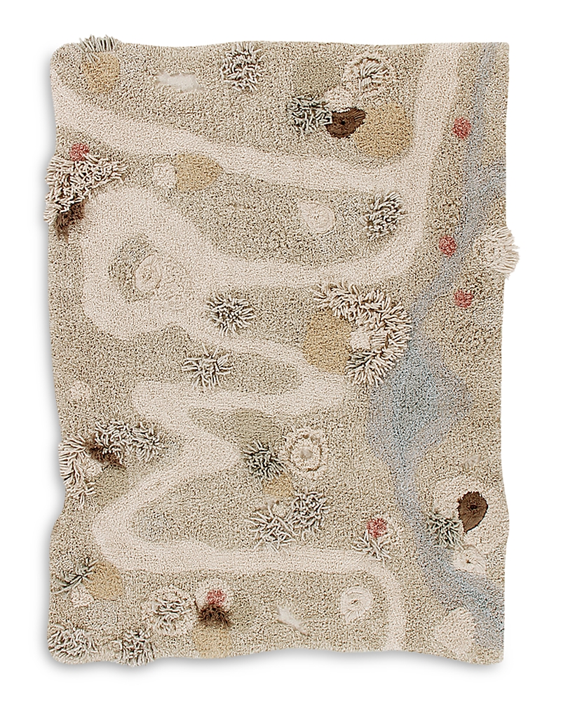 Lorena Canals Wasshable Play Rug Path Of Nature In Ivory/natural
