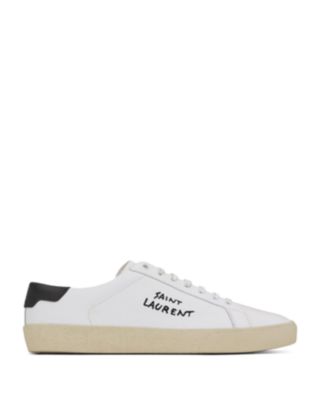 Court Classic Sl/06 Embroidered Sneakers in Leather