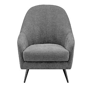 Euro Style Selene Lounge Chair In Gray