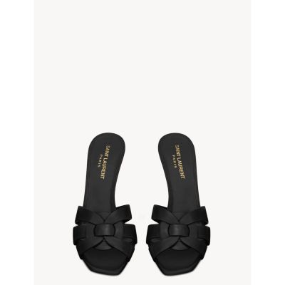  Women's Tribute Mules in Lizard-embossed Leather