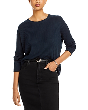 Eileen Fisher Ribbed Top In Deep Adriatic