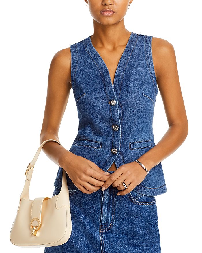 Derek Lam 10 Crosby Cassie Denim Vest Bloomingdale s
