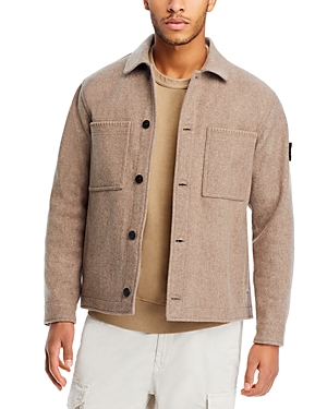 Stone Island Light Outerwear Jacket In Dove Grey