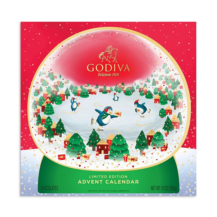 Godiva® Snowglobe Chocolate Advent Calendar Bloomingdale's