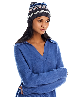 Aqua Rustic Knit Hat - 100% Exclusive In Blue/multi