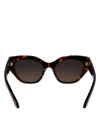 Classic Logo Geometric Cat Eyes, 55mm