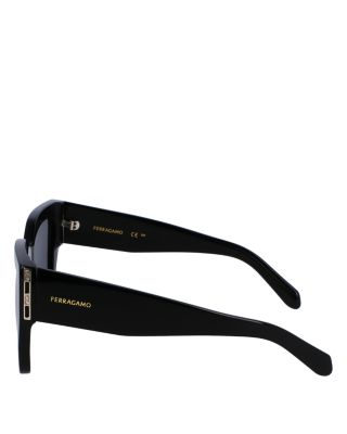 Double Gancini Square Sunglasses, 55mm