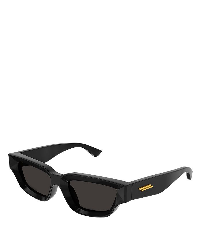Bottega Veneta - Edgy Rectangular Sunglasses, 53mm