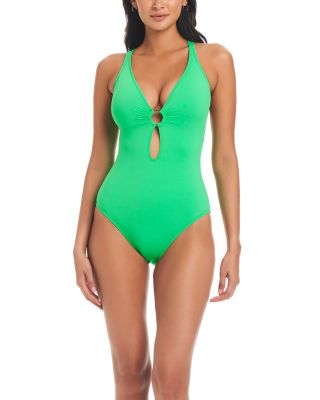 Bleu by Rod Beattie Mio Keyhole One Piece Swimsuit