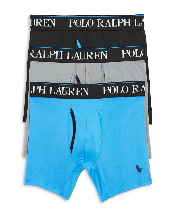 Polo Ralph Lauren 4D-Flex Cool Microfiber Boxer Briefs, Pack of 3
