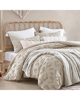 Peri Home Chenille Rose Comforter Set King / Grey