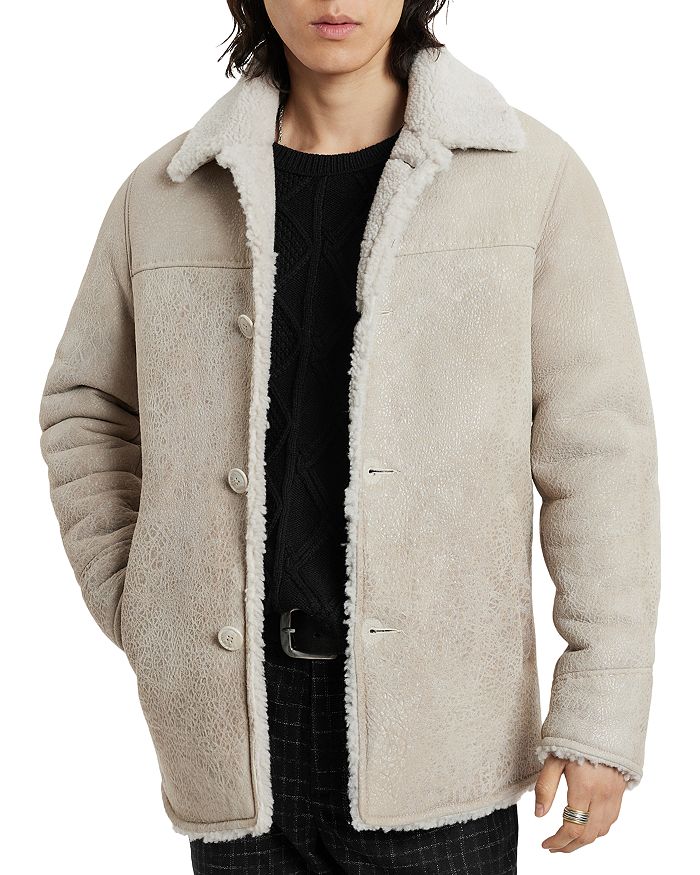 John varvatos sales shearling coat