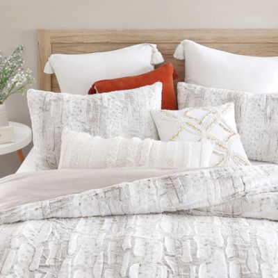 Snow Leopard Comforter Set, Full/Queen