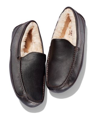 Men's Ascot Leather Slippers