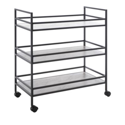 Ingrid 3 Tier Rectangle Bar Cart