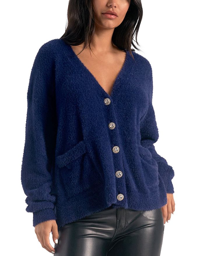 Elan V Neck Cardigan Bloomingdale s